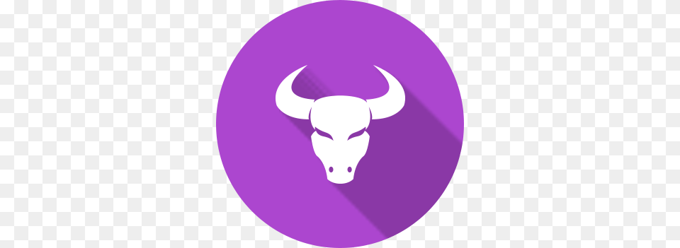 Aries Taurus Mays 2018 Boa Burcu, Purple, Animal, Bull, Mammal Free Transparent Png