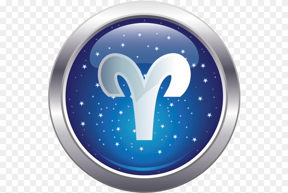 Aries Zodiac Transparent Background, Logo, Emblem, Symbol, Disk Png Image