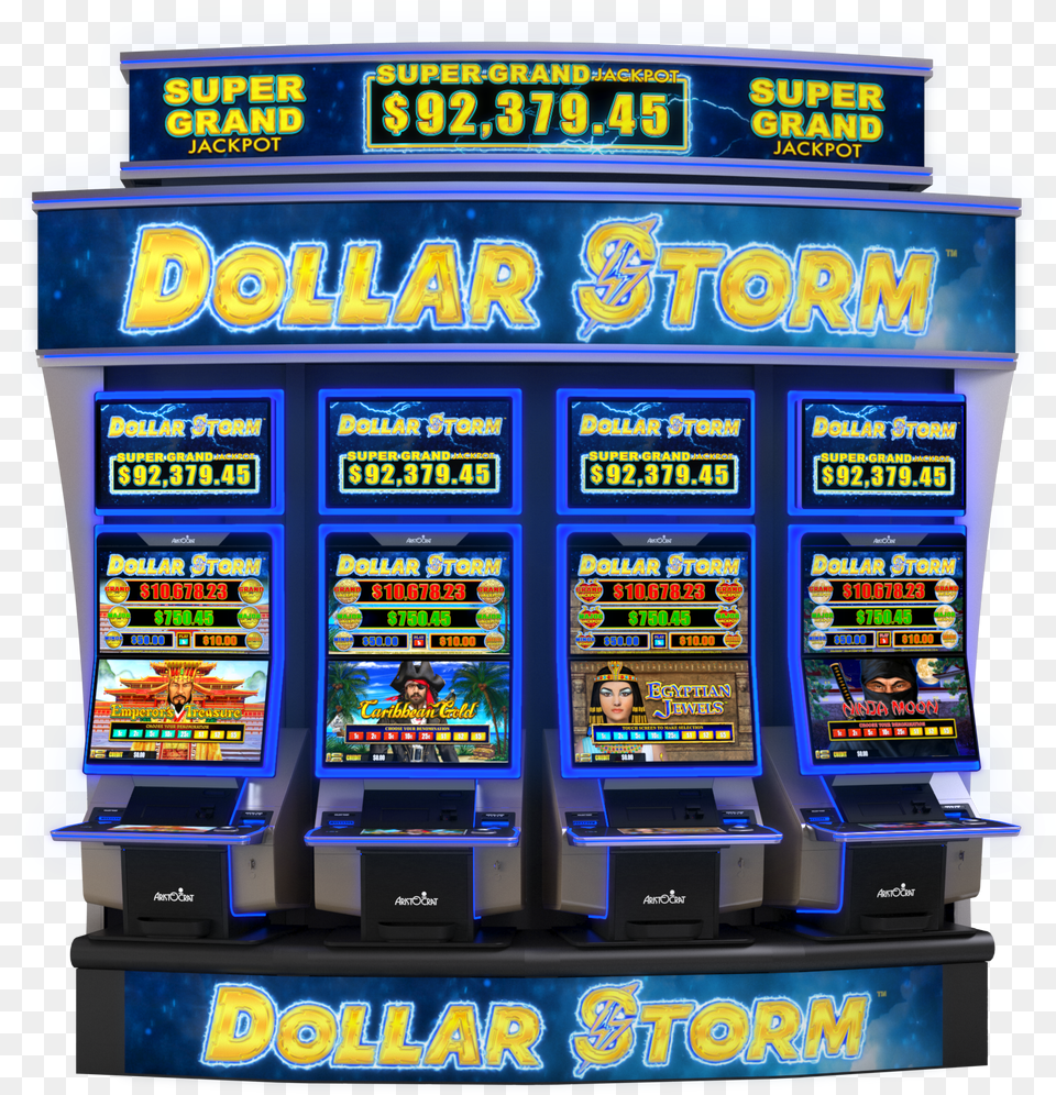 Aristocrat Dollar Storm, Gambling, Game, Slot, Person Free Png Download