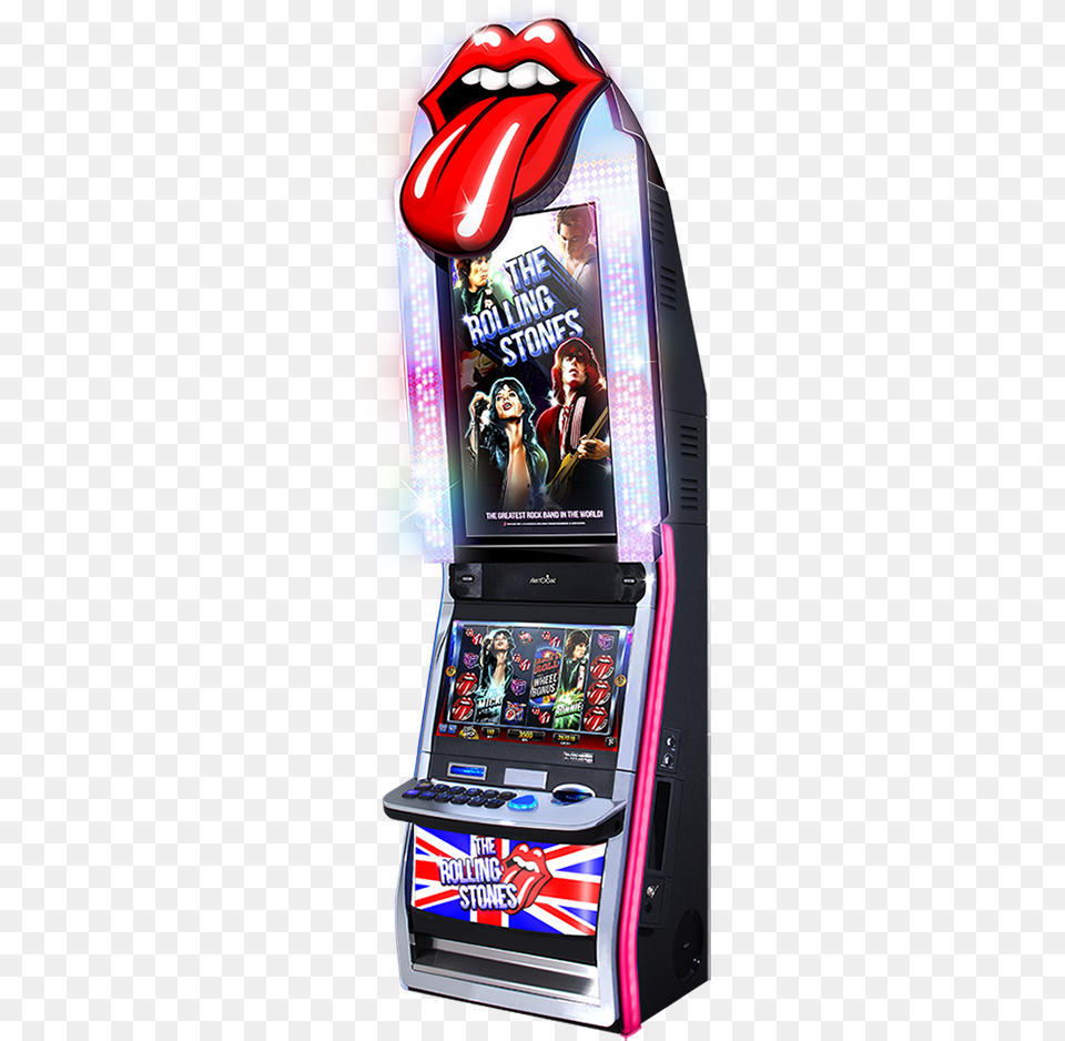 Aristocrat Ready To Rock With The Rolling Stones Arcade Game, Adult, Person, Woman, Female Free Transparent Png