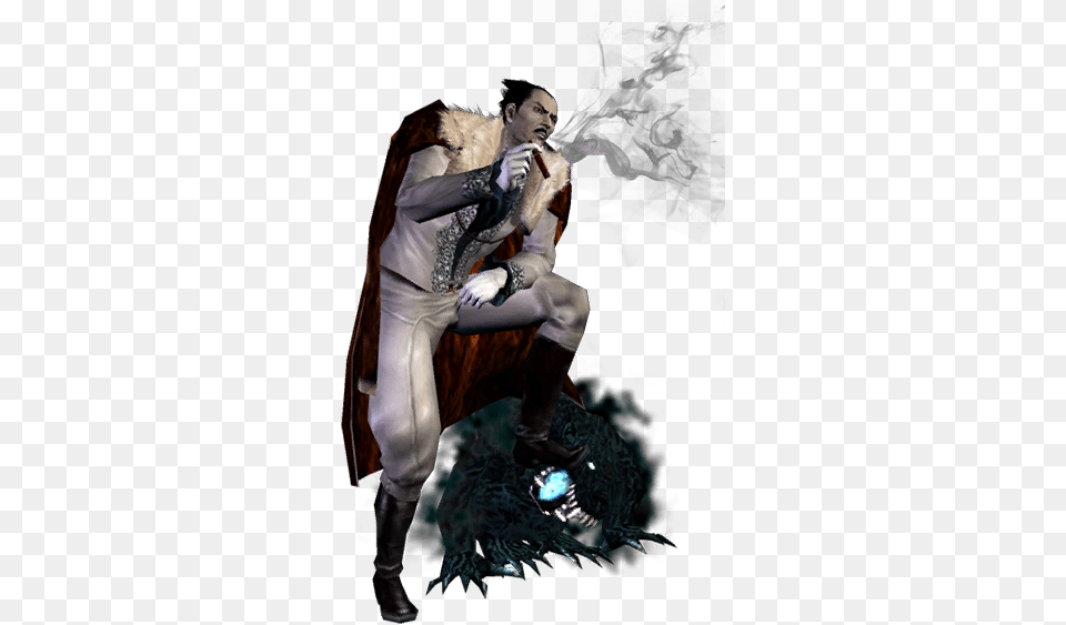 Arius Devil May Cry 2 Villain, Person, Smoke, Clothing, Footwear Png