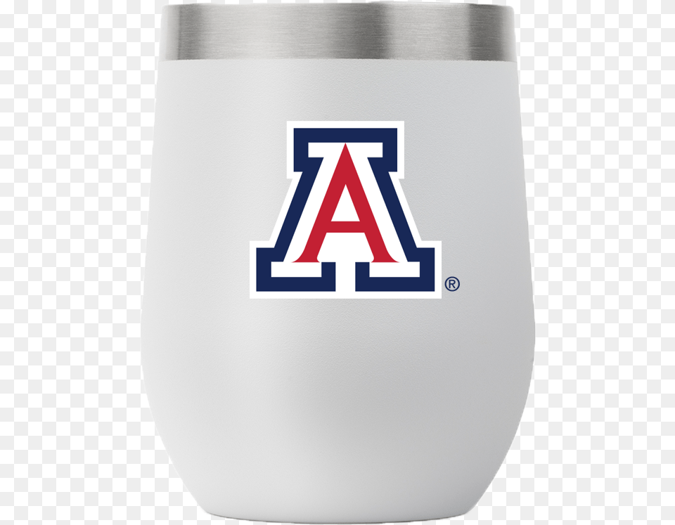 Arizona 12 Oz Stemless Light Gray Tumbler University Of Arizona, Glass Free Transparent Png