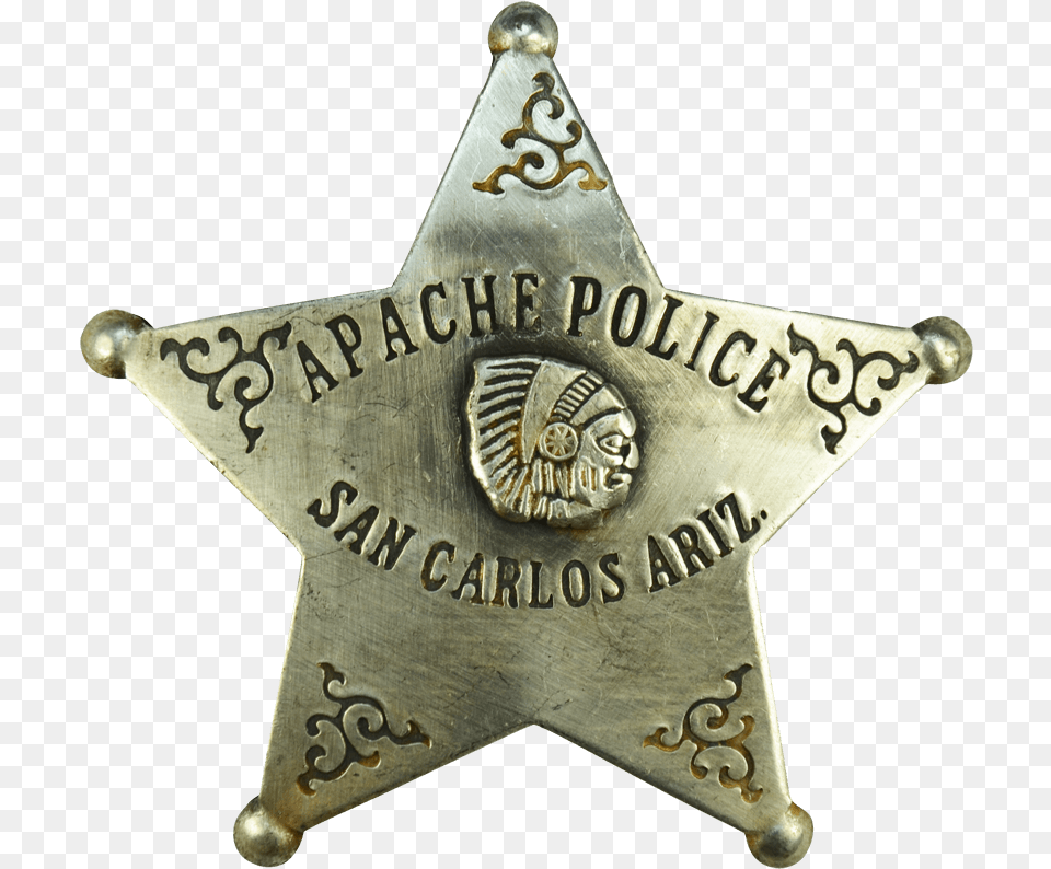 Arizona Apache Police Badge Badge, Logo, Symbol, Face, Head Free Png Download