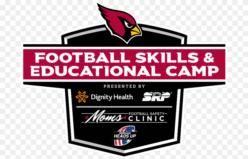 Arizona Cardinals Football Skills Amp Educational Camp Arizona Cardinals, Logo, Advertisement, Poster, Animal Free Png