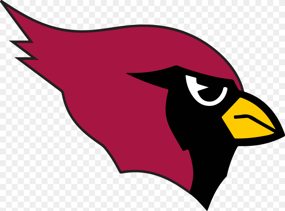 Arizona Cardinals Retro Logo, Animal, Beak, Bird, Maroon Png