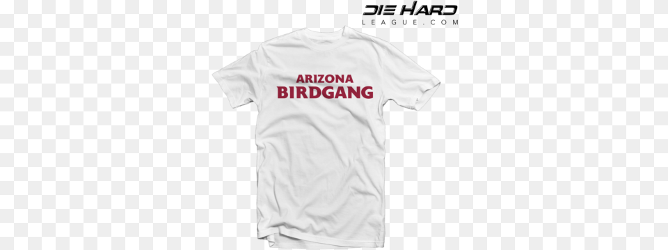 Arizona Cardinals T Shirt Bird Gang White Tee 6 T Shirt, Clothing, T-shirt Png