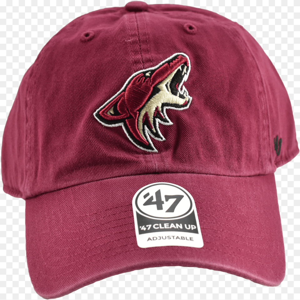 Arizona Coyotes 47 Nhl Dad Hat For Baseball, Baseball Cap, Cap, Clothing, Maroon Free Png Download
