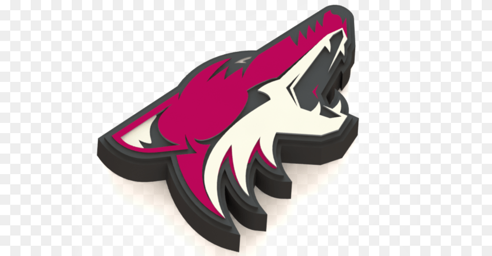 Arizona Coyotes Logo 3d Print Arizona Coyotes 3d Logo, Clothing, Glove, Footwear, Shoe Png