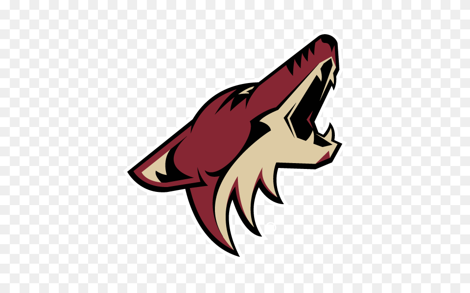 Arizona Coyotes Logo Transparent Vector, Maroon, Dynamite, Weapon Png