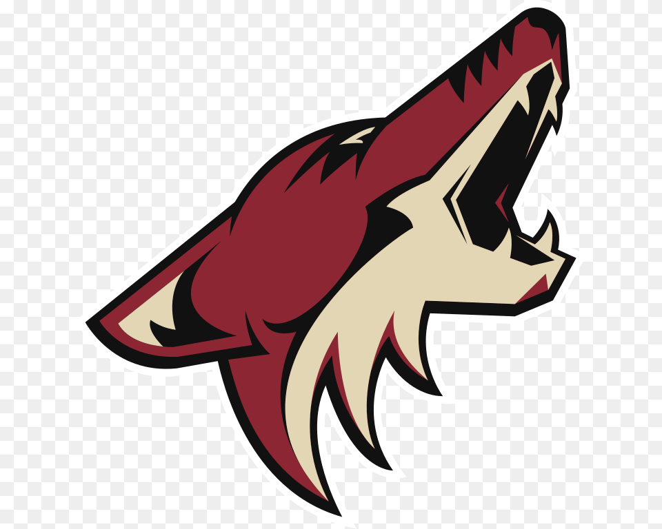 Arizona Coyotes Official Logo, Animal, Fish, Sea Life Free Png Download