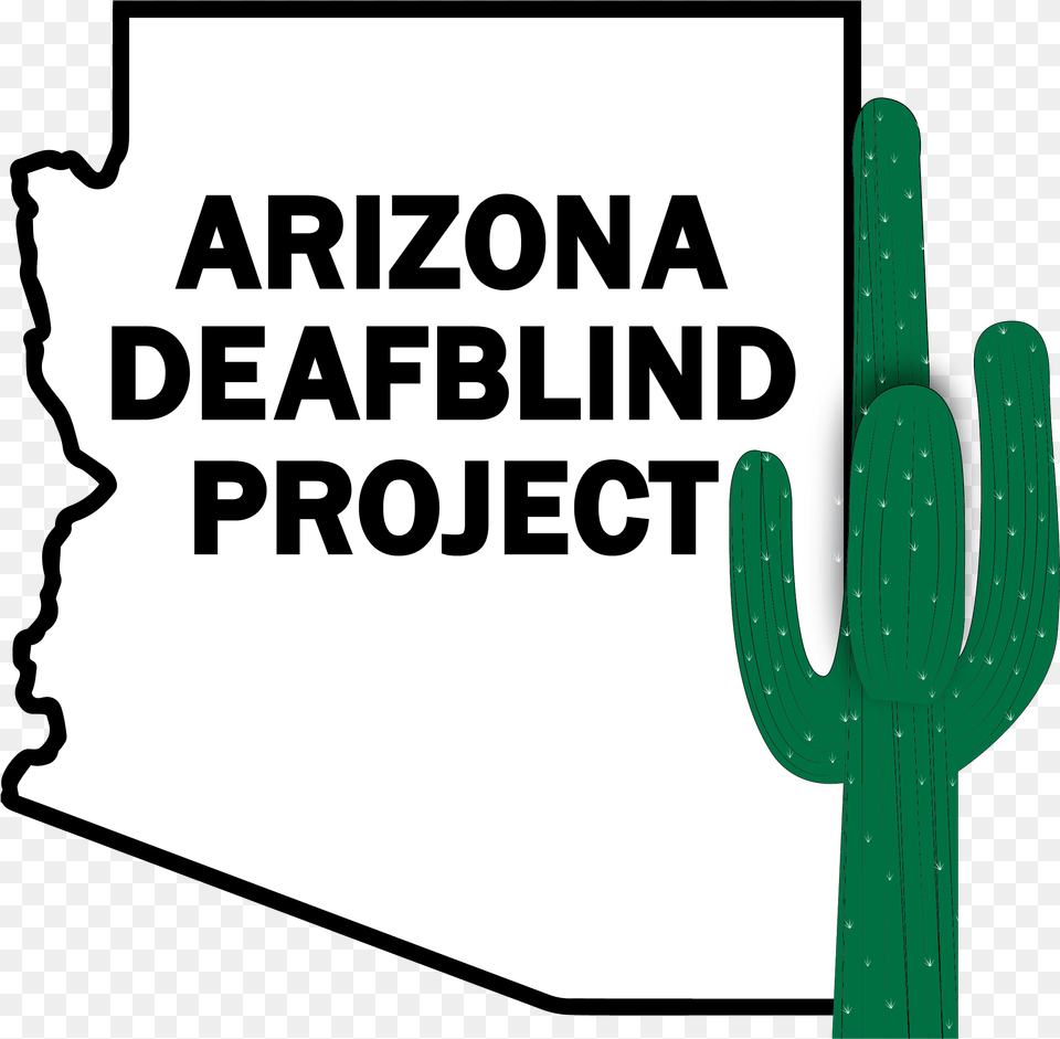 Arizona Deaf Blind Project Logo Represented By The Line Art, Cactus, Plant, Adult, Bride Free Transparent Png