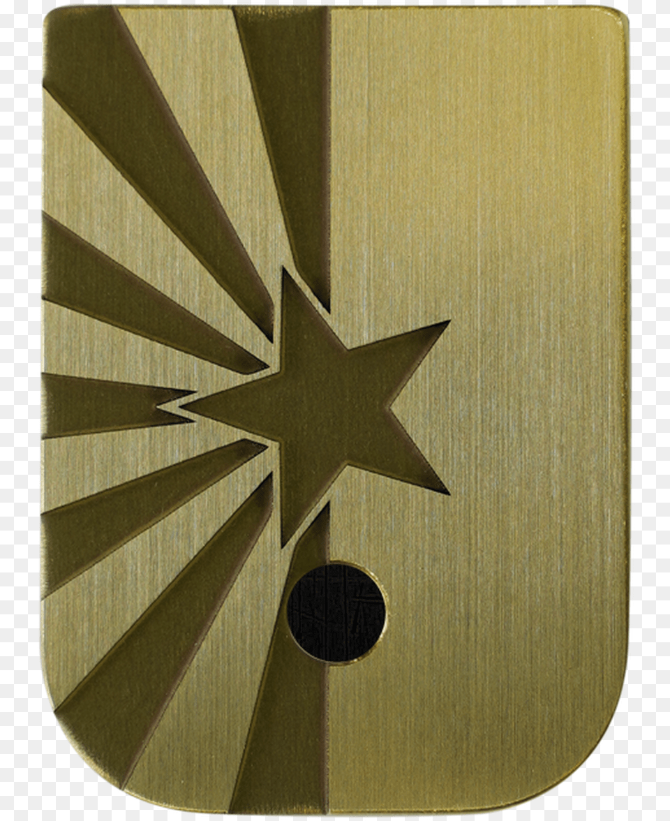 Arizona Flag Brass Brushed Finish Mag Plate Emblem, Guitar, Musical Instrument, Logo, Symbol Free Png Download