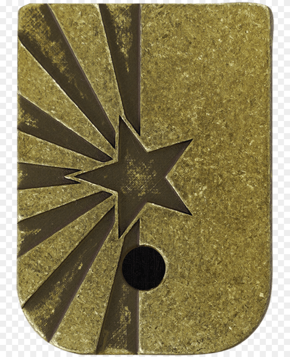 Arizona Flag Brass Rugged Mag Plate Flag Of Arizona, Bronze, Gold, Symbol Free Transparent Png