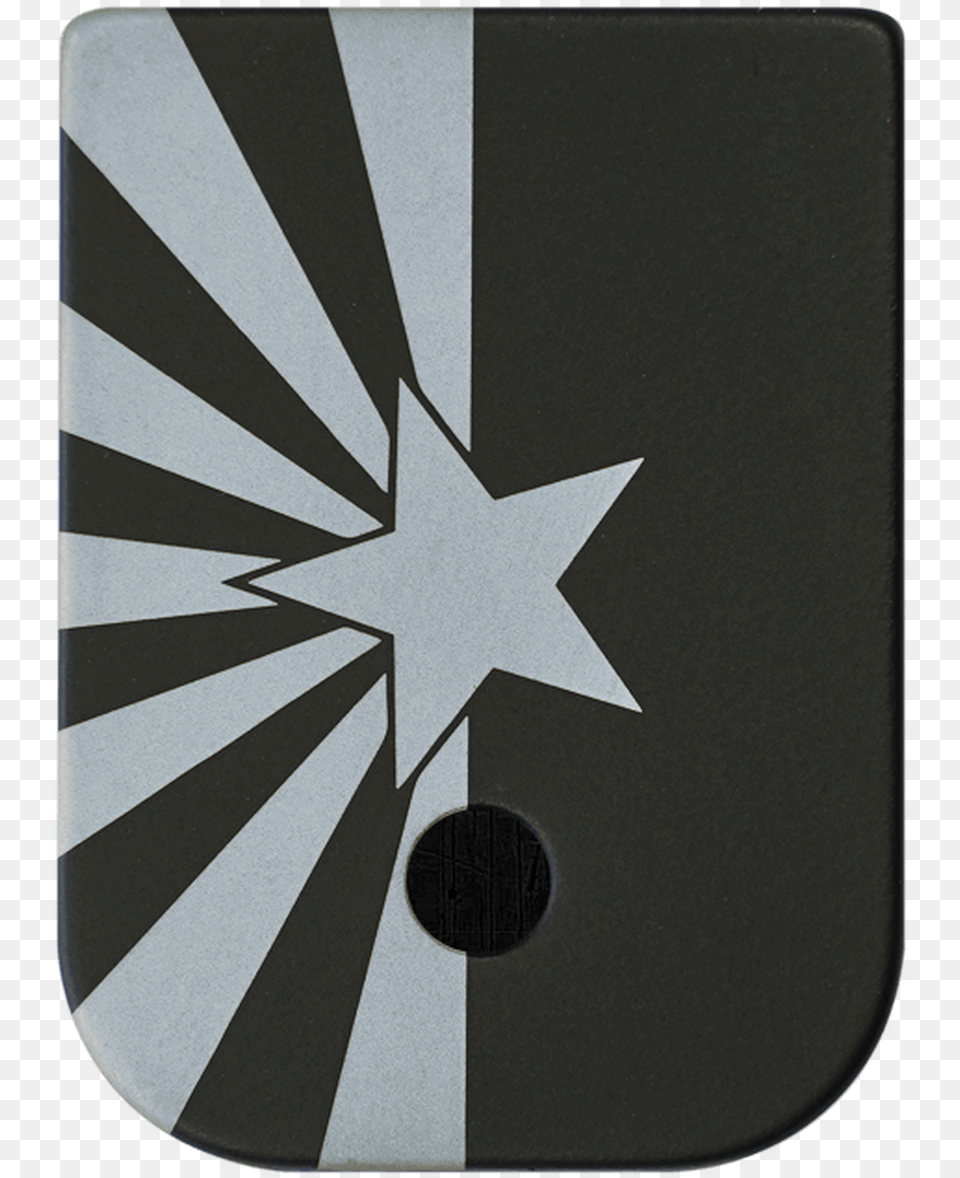 Arizona Flag Titanium Black Traditional Finish Mag Emblem, Logo Free Png