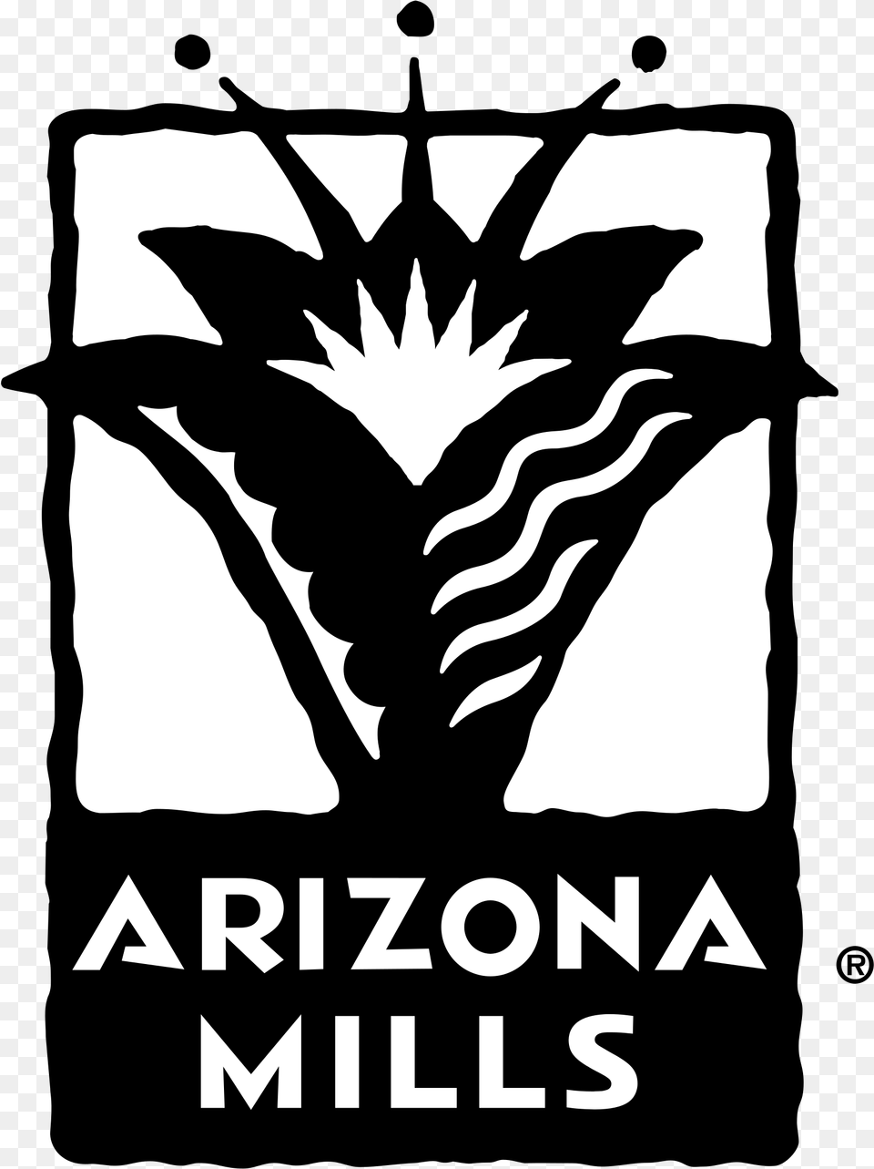 Arizona Mills Logo, Stencil, Person, Emblem, Symbol Free Png