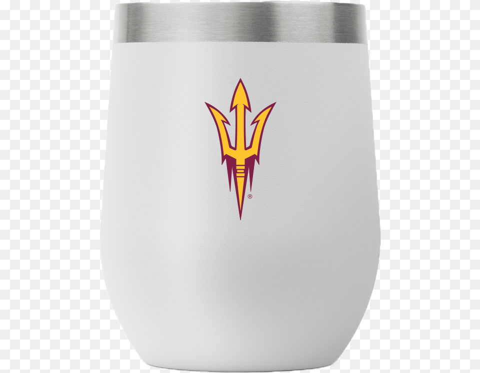 Arizona State 12 Oz Stemless Light Gray Tumbler Arizona State University, Weapon, Trident Free Png