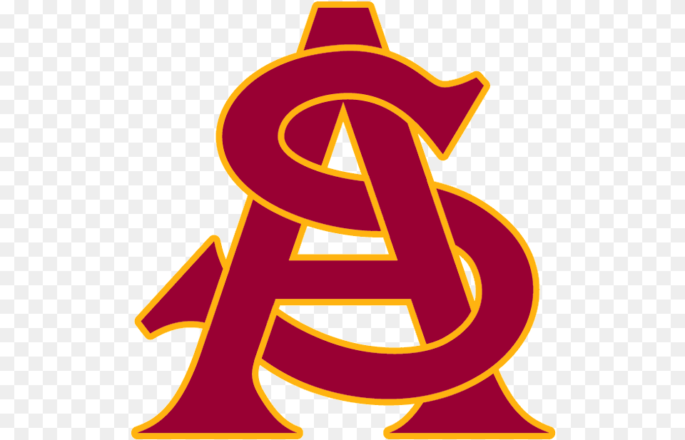 Arizona State Baseball Logo Arizona State Baseball, Symbol, Text, Alphabet, Ampersand Free Png