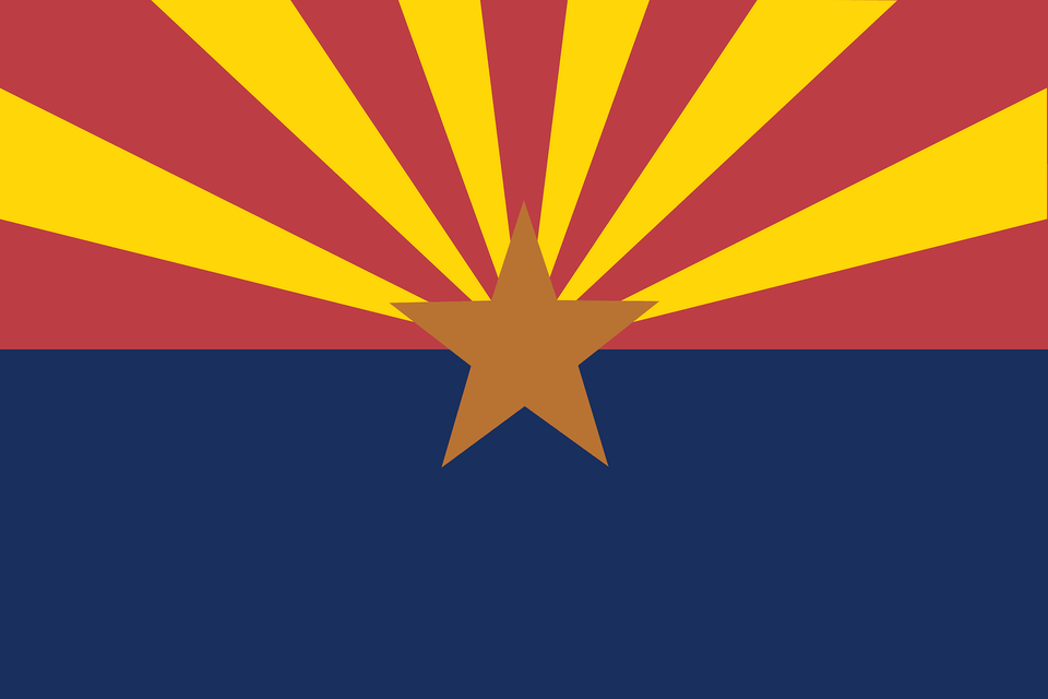 Arizona State Flag Clipart, Logo Png