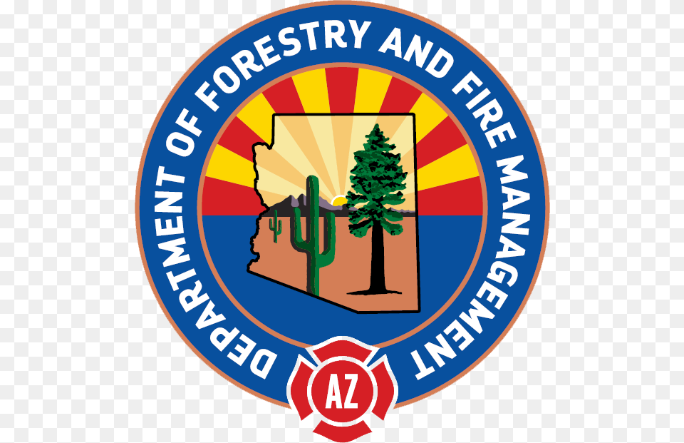 Arizona State Forestry Fire Management, Logo, Plant, Tree, Symbol Png Image