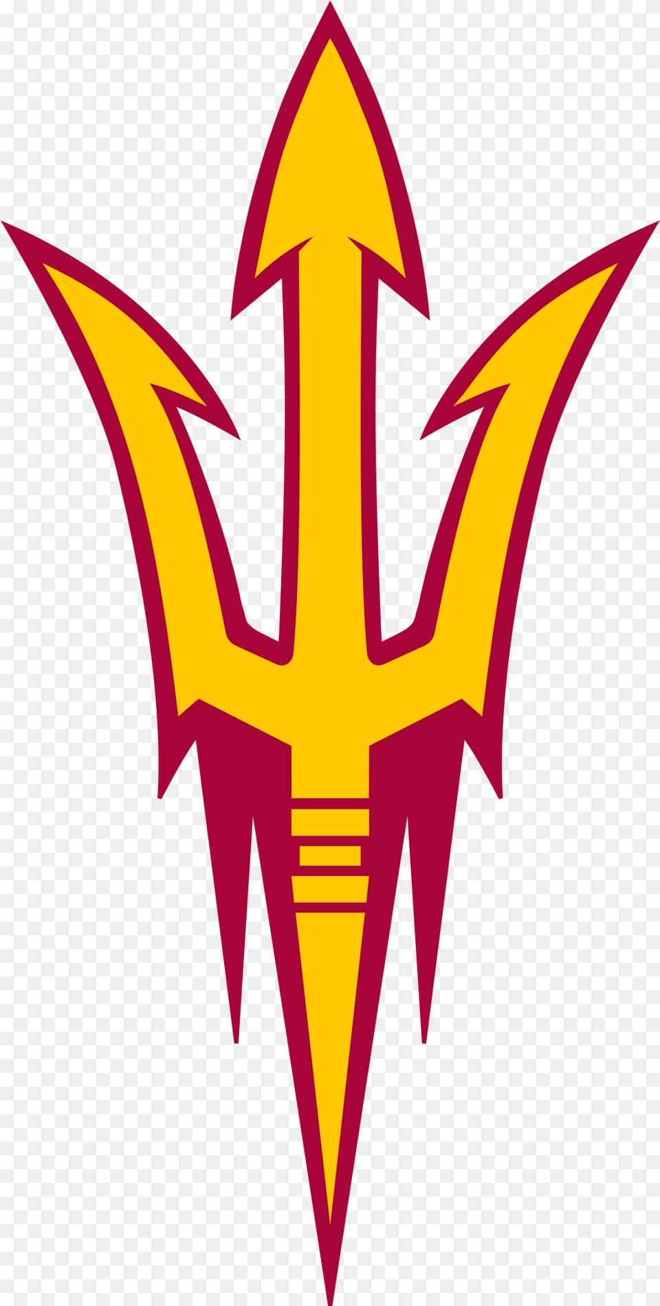 Arizona State Sun Devils Logo, Weapon, Trident Free Transparent Png