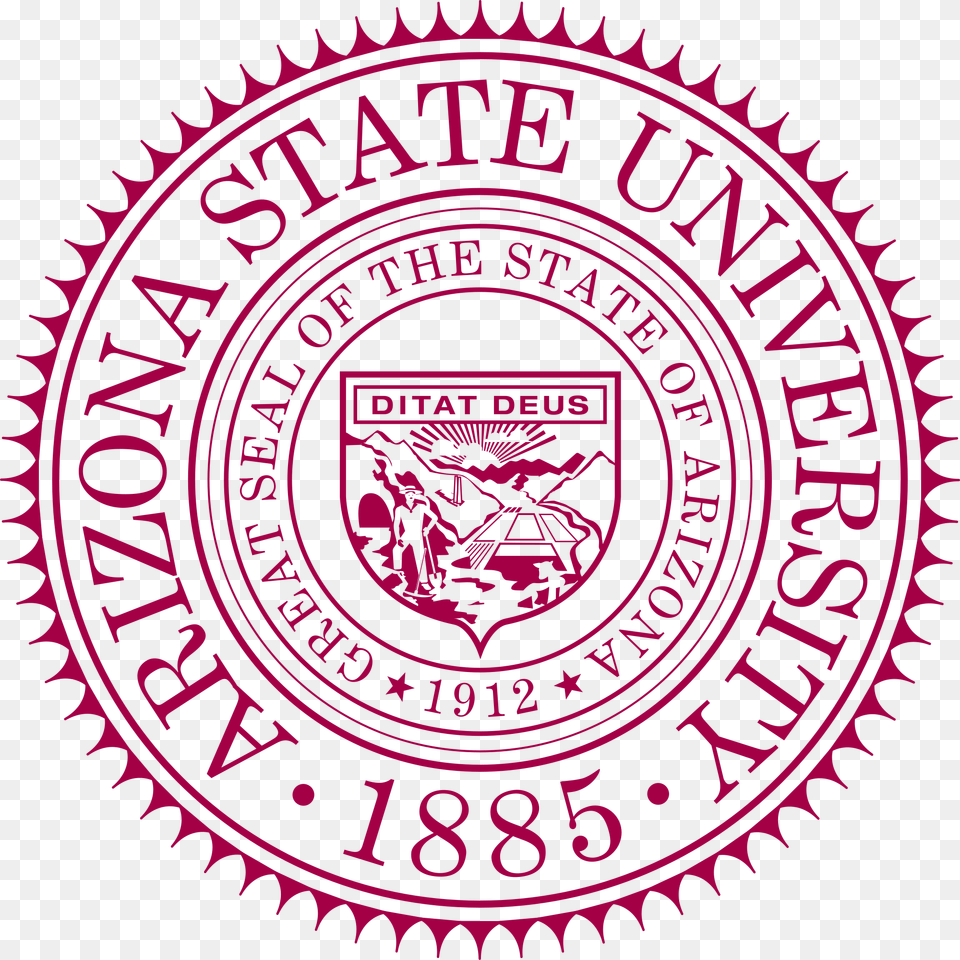 Arizona State University Arizona State University Logo, Machine, Wheel, Emblem, Symbol Png