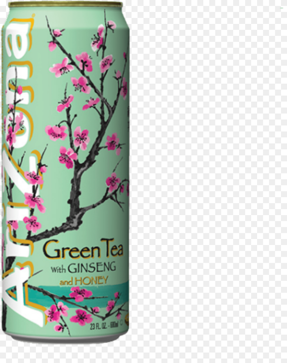 Arizona Tea Drinks Can Niche Nicheclothes Arizona Green Tea, Flower, Plant, Tin Free Png Download