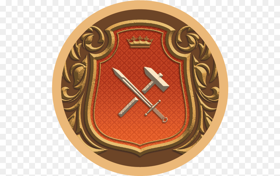 Ark Medieval Life Emblem, Armor, Shield, Blade, Dagger Free Transparent Png