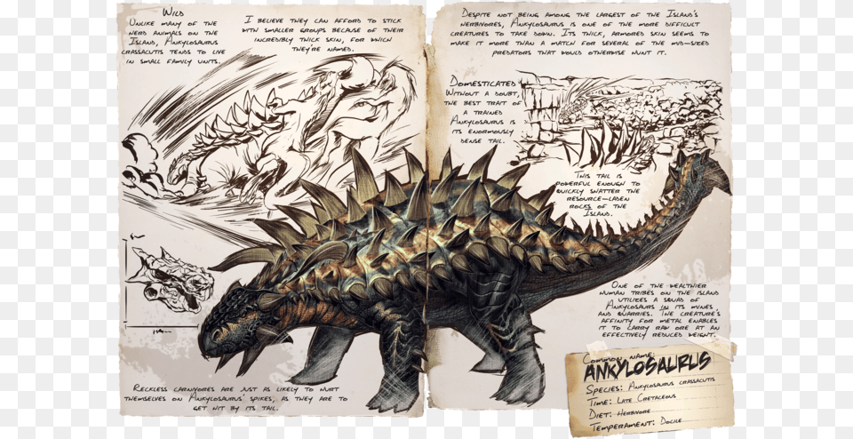 Ark Survival Evolved Ankylosaurus, Book, Publication, Adult, Wedding Free Png