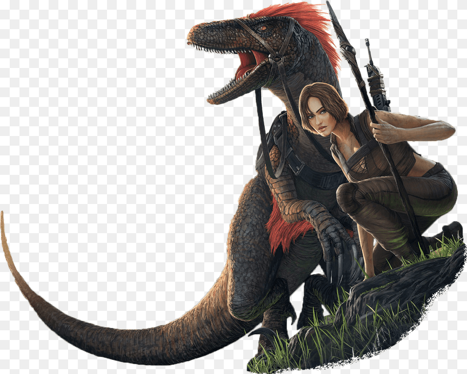 Ark Survival Evolved Character, Adult, Animal, Dinosaur, Female Png