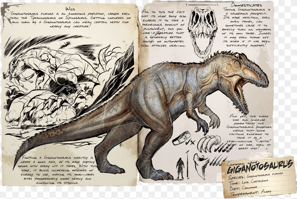 Ark Survival Evolved Giganotosaurus, Animal, Dinosaur, Reptile, T-rex Free Png