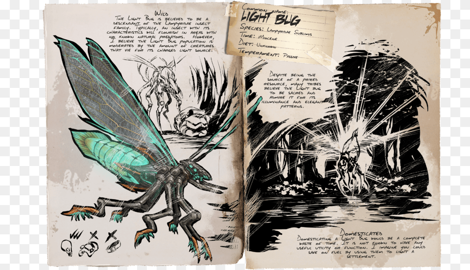 Ark Survival Evolved Glowbug, Book, Publication, Animal, Insect Free Png Download