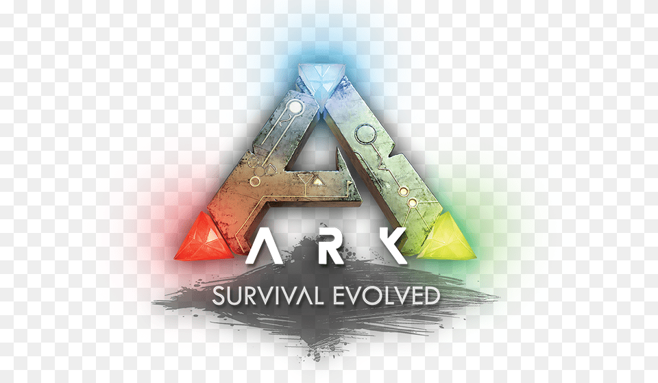 Ark Survival Evolved Logo, Triangle, Advertisement, Poster Free Png