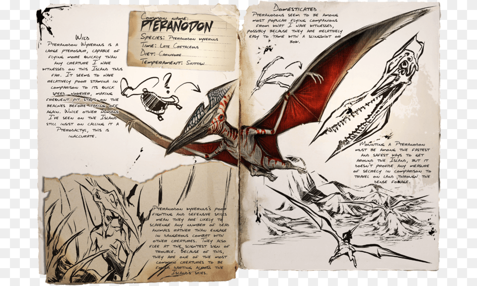 Ark Survival Evolved Pteranodon, Book, Publication, Animal, Bird Png
