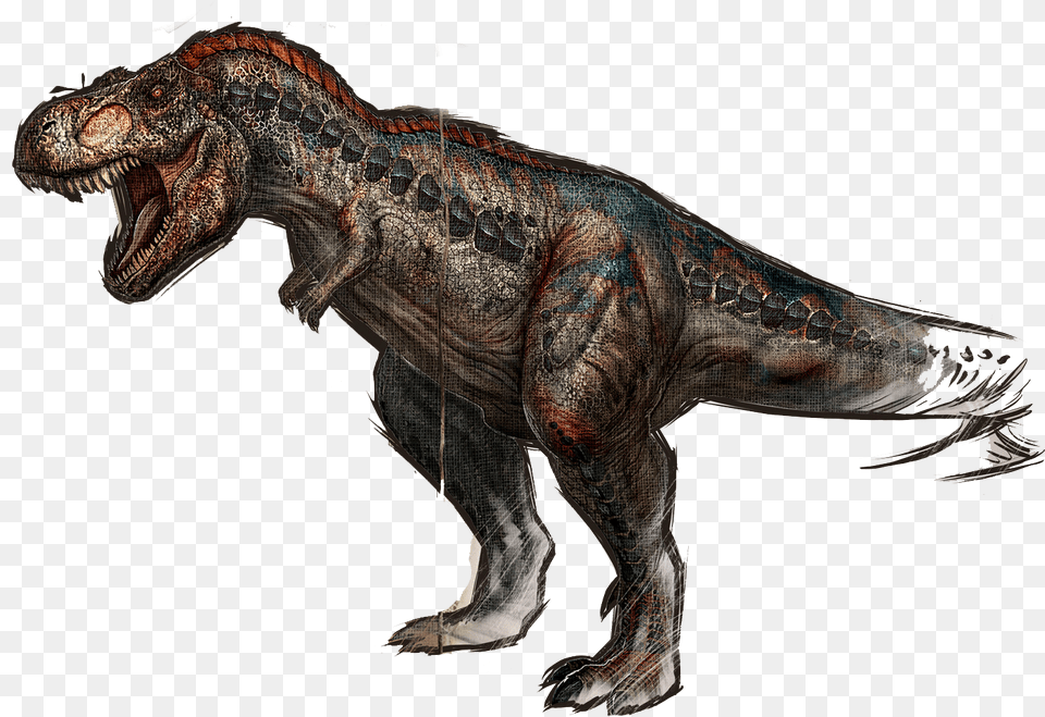 Ark Survival Evolved Render, Animal, Dinosaur, Reptile, T-rex Png Image