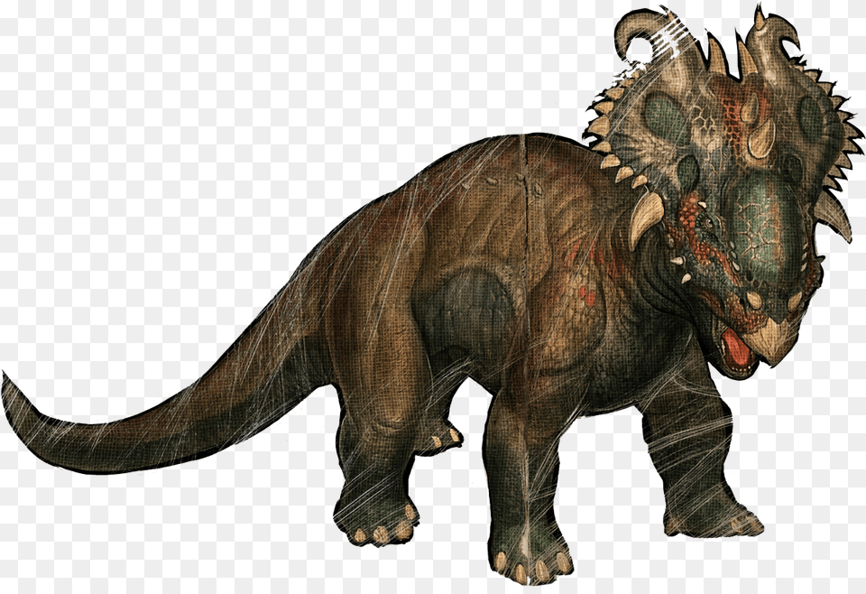 Ark Survival Pachyrhinosaurus Ark Dino, Animal, Dinosaur, Reptile, T-rex Free Png Download