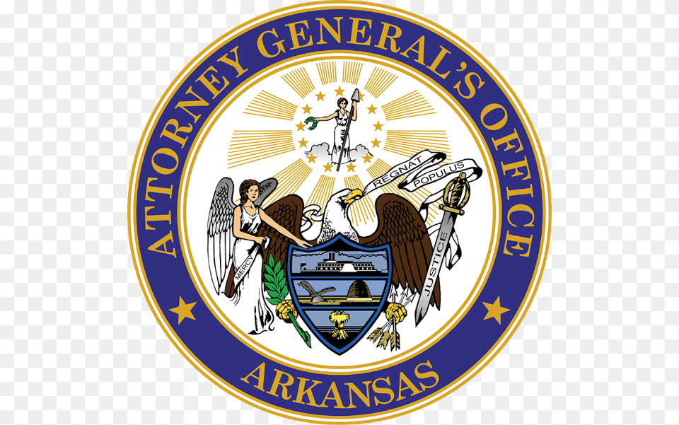 Arkansas Attorney General Seal, Badge, Logo, Symbol, Emblem Png Image