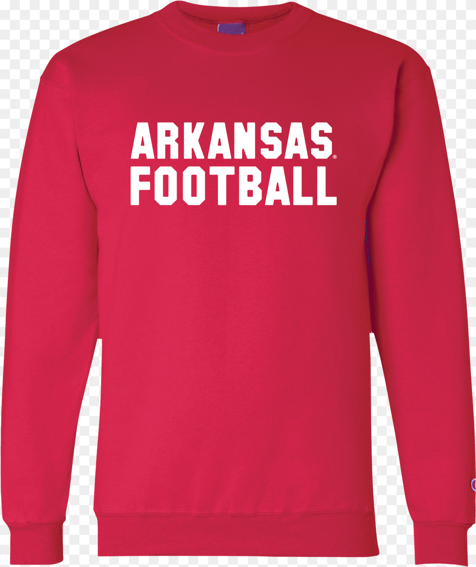 Arkansas Football Sweatshirtclass Long Sleeved T Shirt, Clothing, Knitwear, Long Sleeve, Sleeve Free Png