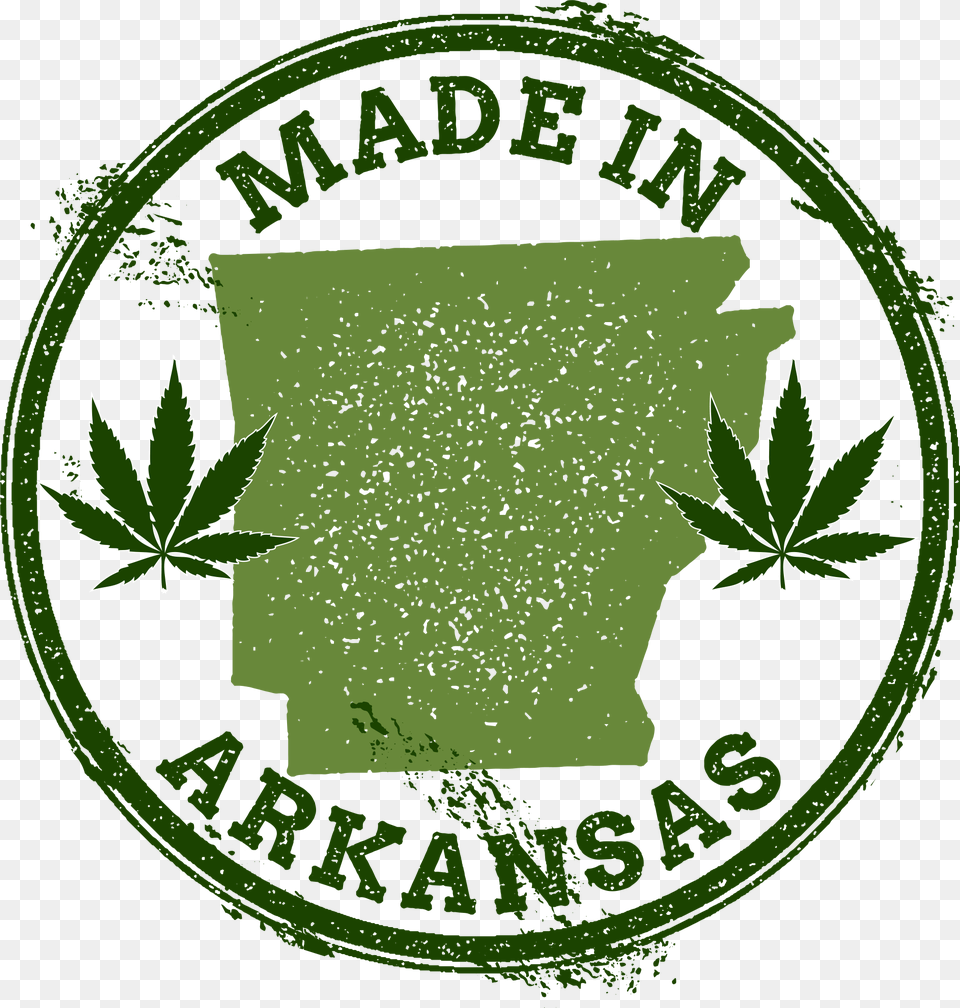 Arkansas Picks 5 Winners To Cultivate Medical Marijuana Emblem, Green, Leaf, Plant, Logo Free Png