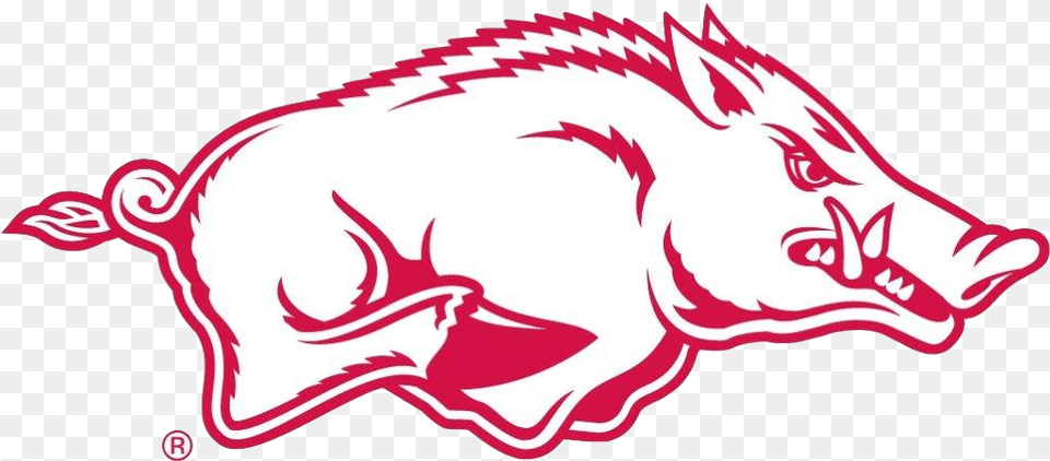 Arkansas Razorback Clipart Group Arkansas Razorbacks Logo, Animal, Mammal, Pig, Fish Png Image