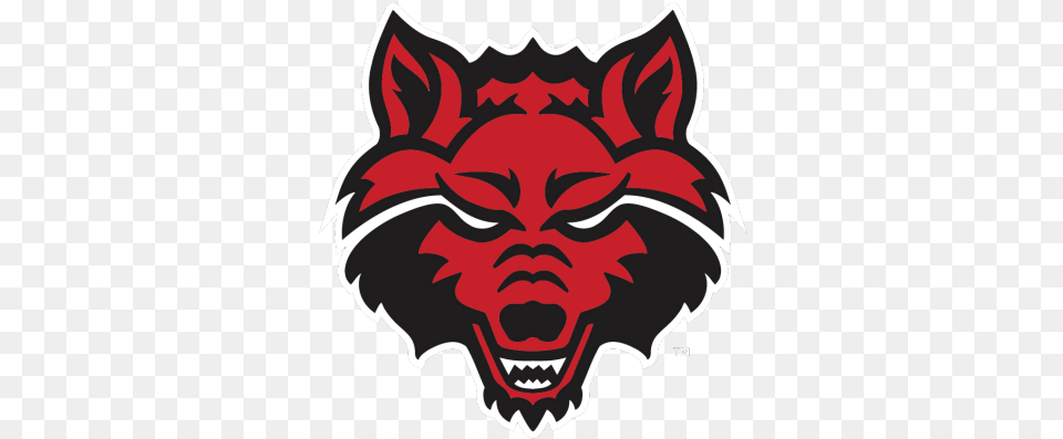 Arkansas State University Wolf, Sticker, Baby, Face, Head Png