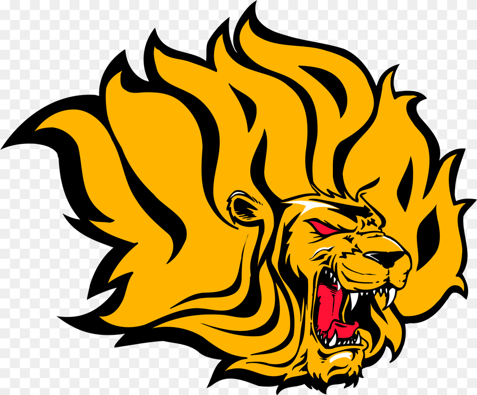 Arkansas University Of Arkansas At Pine Bluff Logo, Animal, Lion, Mammal, Wildlife Free Png Download