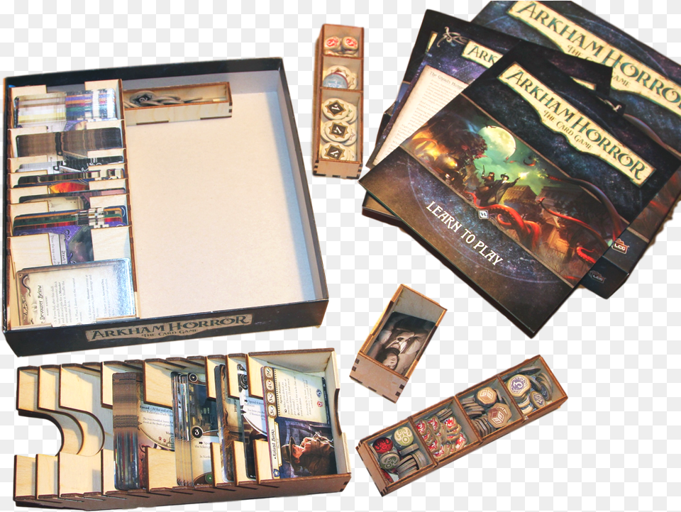 Arkham Horror Card Game Organizer, Book, Publication, Person Free Png Download