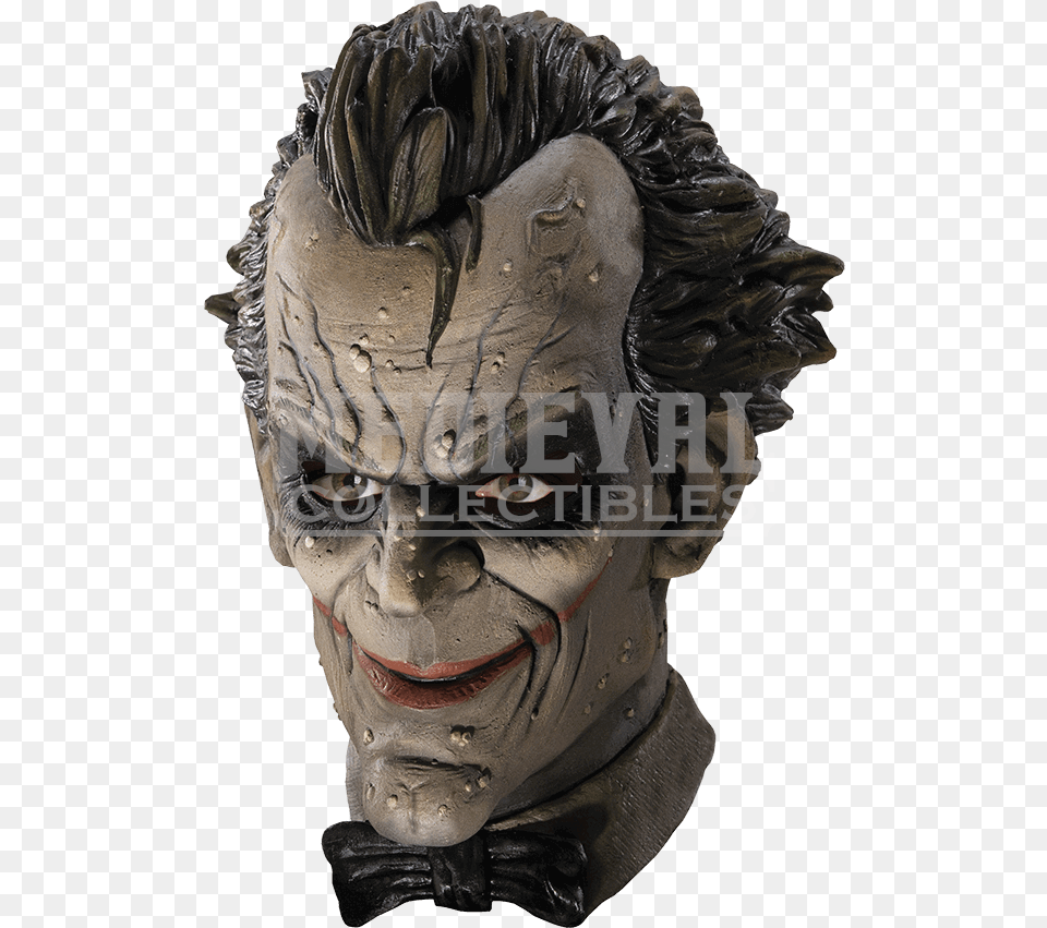 Arkham Joker Deluxe Vinyl Mask Joker Latex Mask, Adult, Female, Person, Photography Png