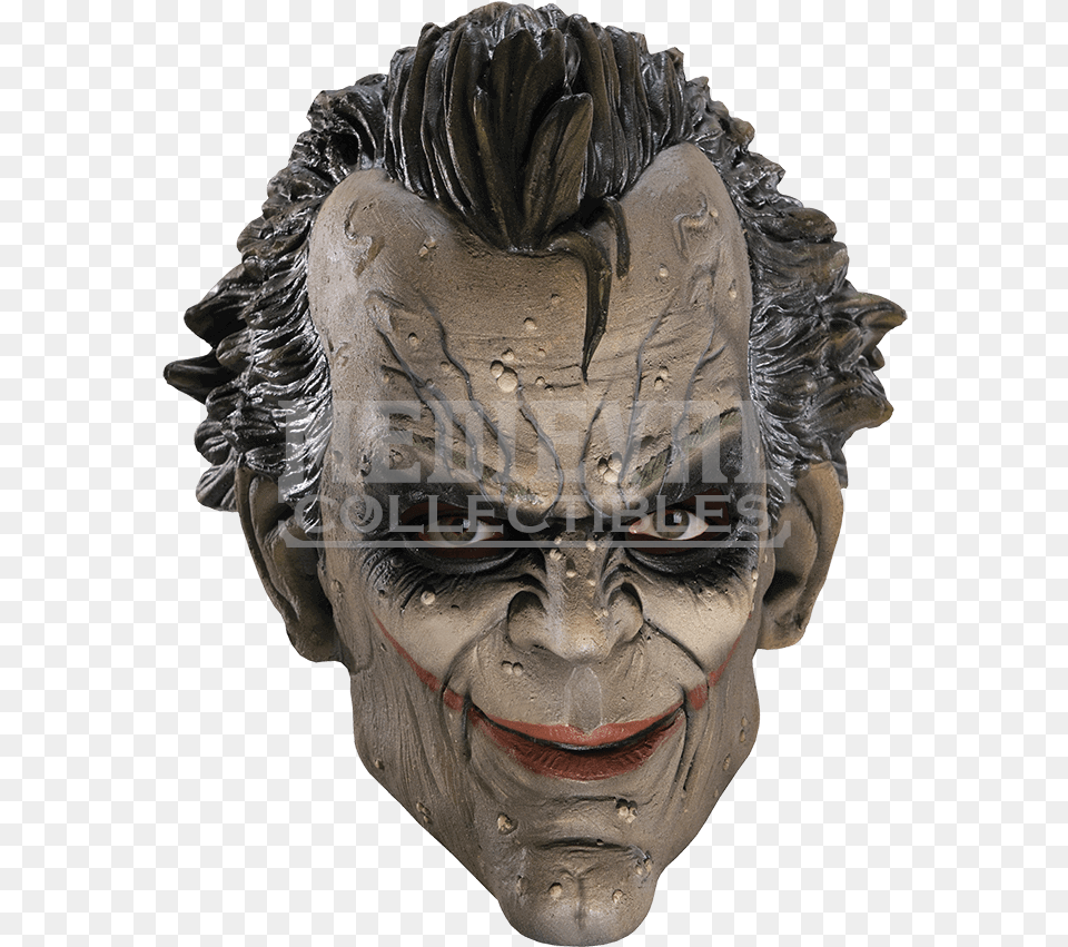 Arkham Joker Vinyl Mask Joker Masks, Photography, Adult, Female, Person Png Image