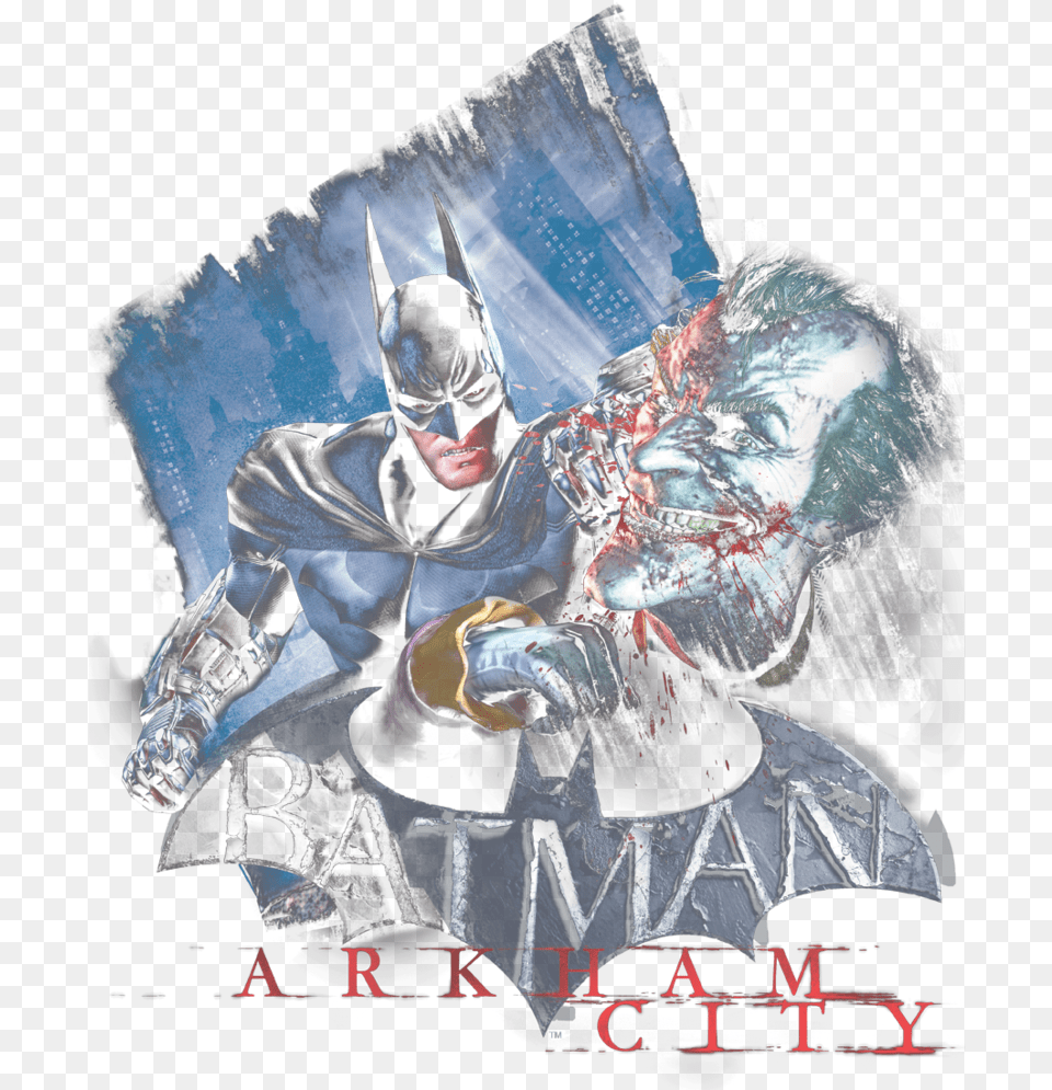 Arkham Jokes On You Women S T Shirt Batman Arkham City Joker, Adult, Male, Man, Person Free Transparent Png