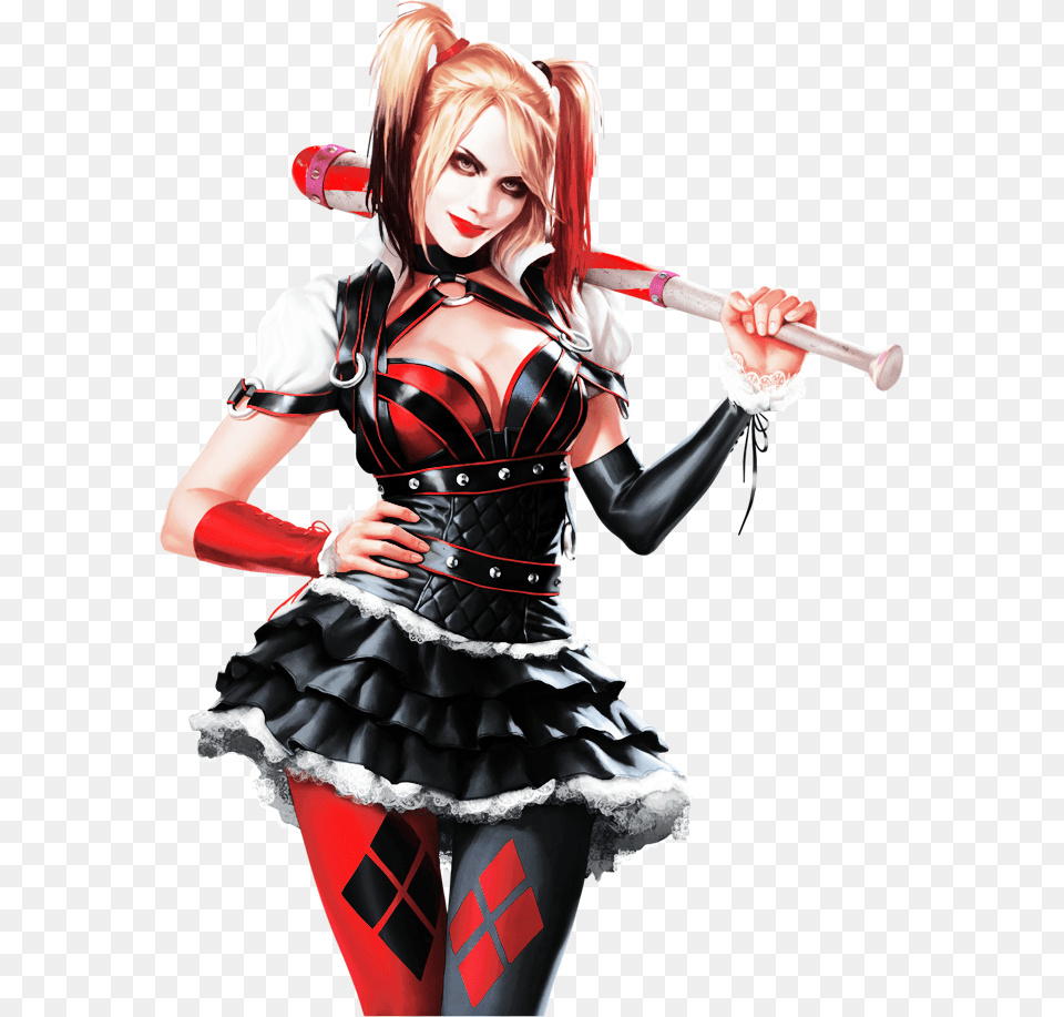 Arkham Knight Arkham City Harley Quinn, Book, Clothing, Comics, Costume Free Png Download