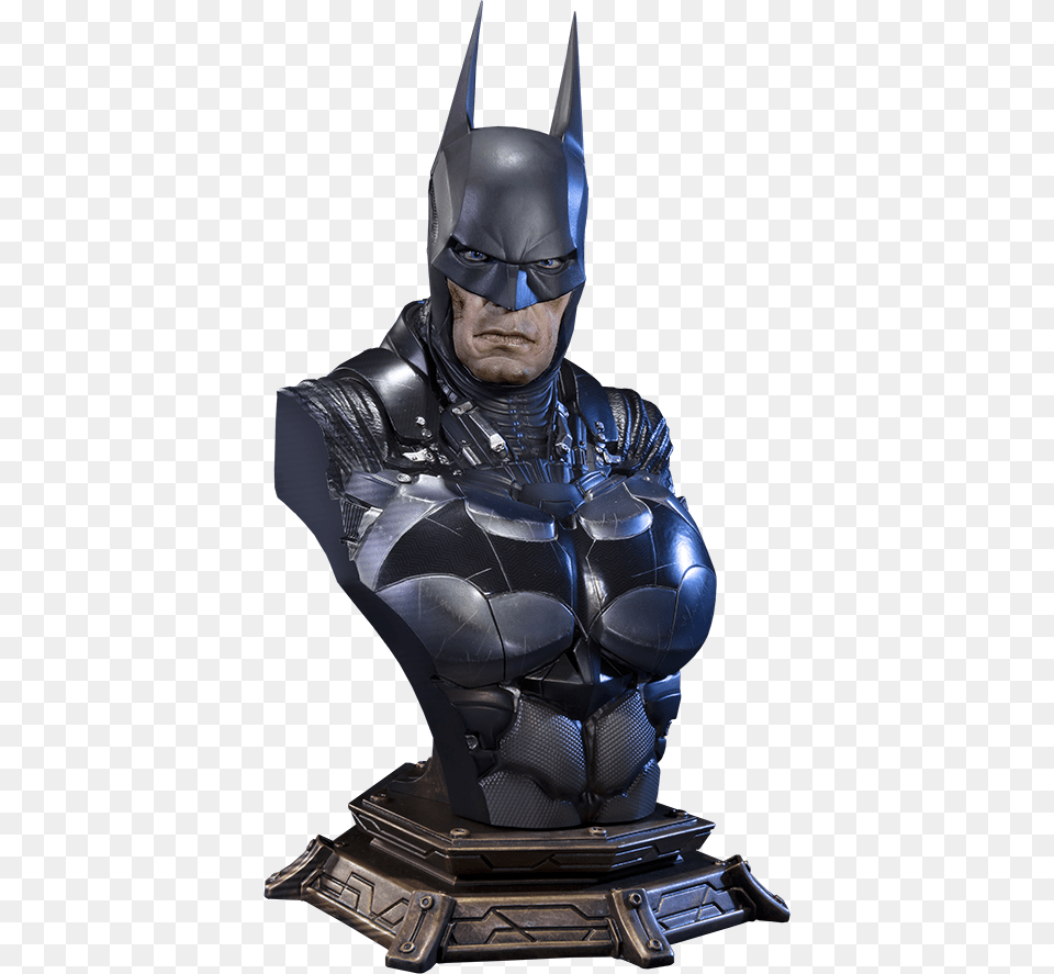 Arkham Knight Batman Bust By Prime 1 Studios Prime Batman Arkham Knight Bust, Adult, Male, Man, Person Png Image