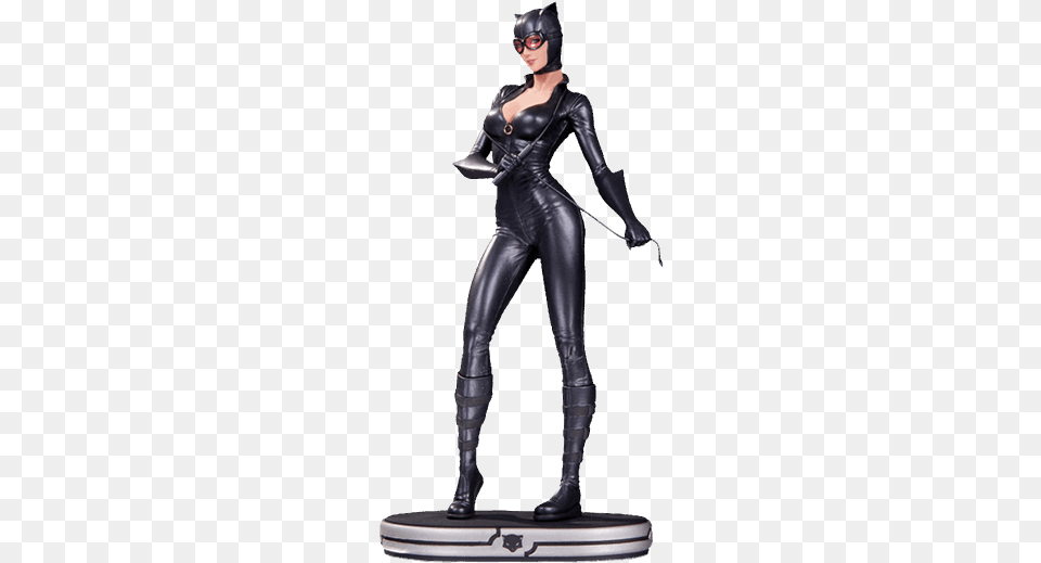 Arkham Knight Catwoman Statue, Adult, Male, Man, Person Png Image