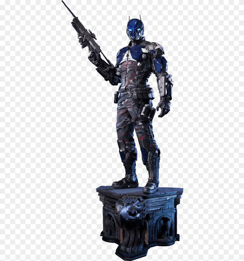 Arkham Knight Polystone Statue By Prime 1 Studio Arkham Knight Statue, Adult, Male, Man, Person Free Png