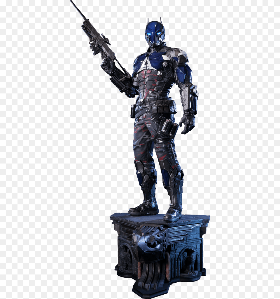 Arkham Knight Polystone Statue By Prime 1 Studio Batman Arkham Knight Arkham Knight Statue, Adult, Male, Man, Person Free Png